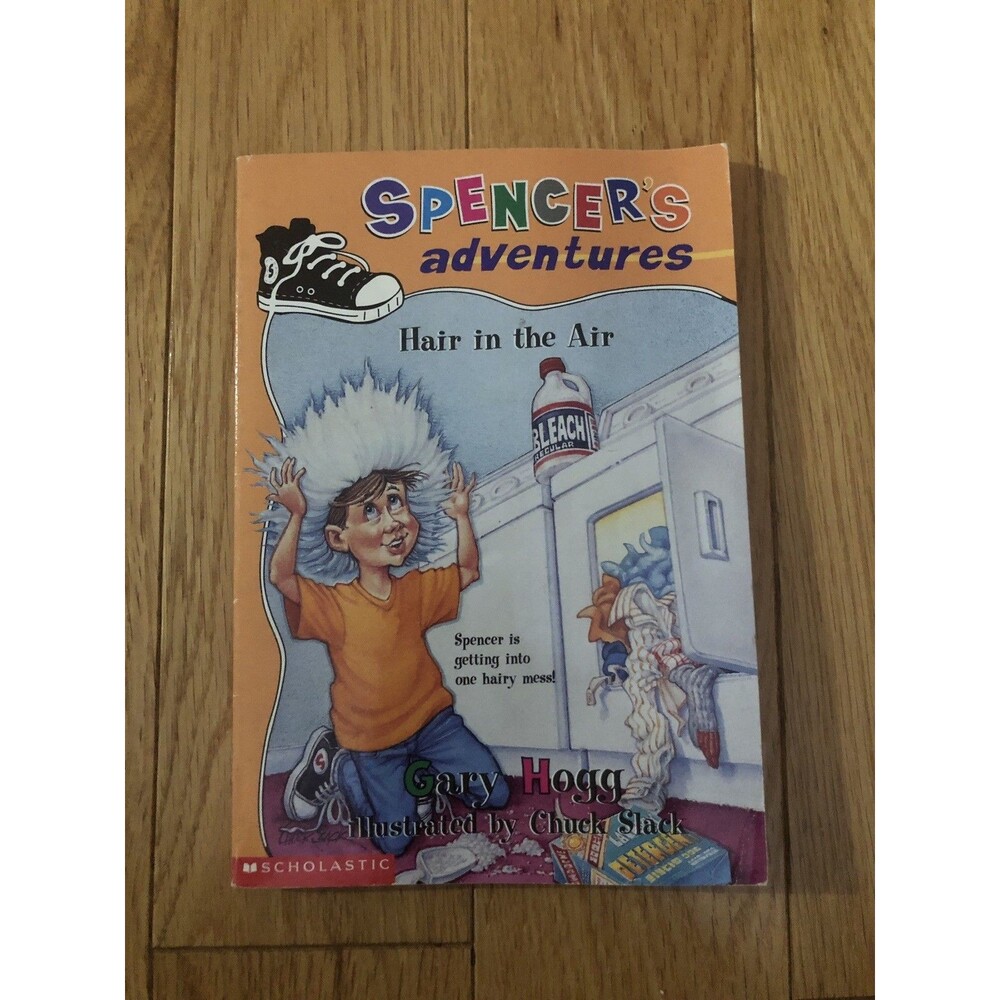 Spencer's adventures Hair in the Air Scolastic Paperback Vintage 1993